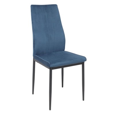 Стул OREO, синий велюр HLR-63/черный